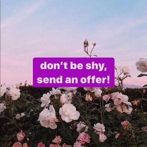 reasonable offers will be accepted!